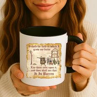 Behold The Field Medieval Dank Meme Mug