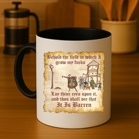 Behold The Field Medieval Dank Meme Mug