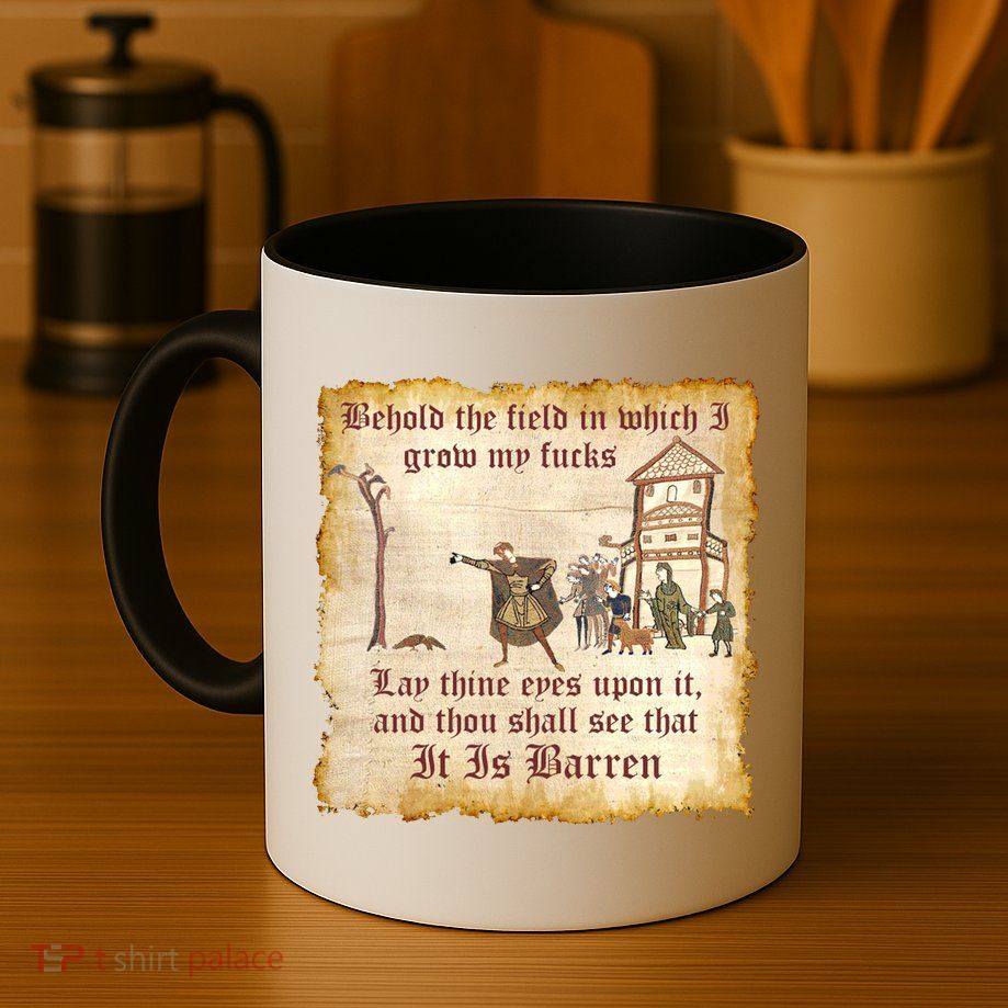 Behold The Field Medieval Dank Meme Mug