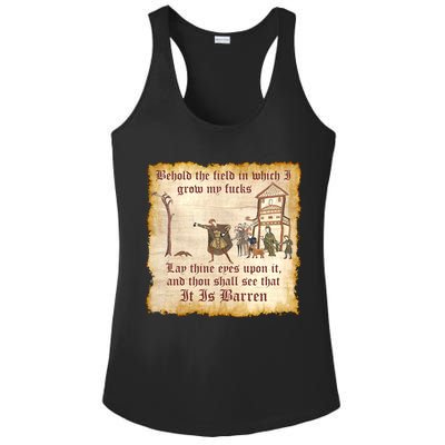 Behold The Field Medieval Dank Meme Ladies PosiCharge Competitor Racerback Tank
