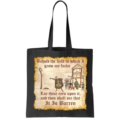Behold The Field Medieval Dank Meme Bag
