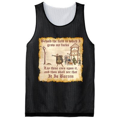 Behold The Field Medieval Dank Meme Mesh Reversible Basketball Jersey Tank