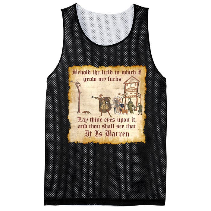 Behold The Field Medieval Dank Meme Mesh Reversible Basketball Jersey Tank