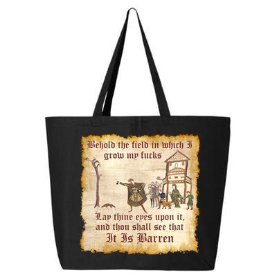 Behold The Field Medieval Dank Meme 25L Jumbo Tote