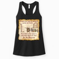 Behold The Field Medieval Dank Meme Womens Tank Top