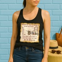 Behold The Field Medieval Dank Meme Womens Tank Top