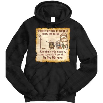 Behold The Field Medieval Dank Meme Tie Dye Hoodie
