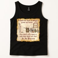 Behold The Field Medieval Dank Meme Tank Top