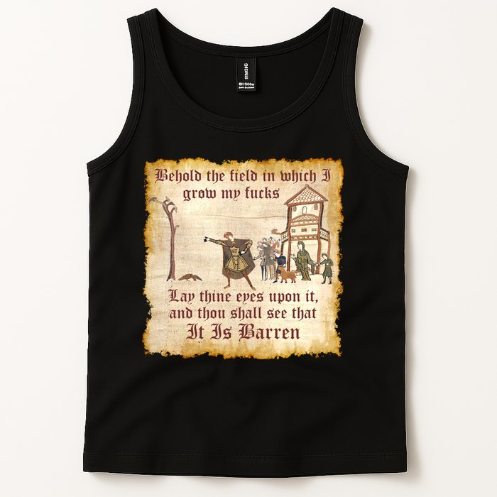 Behold The Field Medieval Dank Meme Tank Top