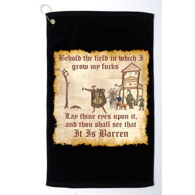 Behold The Field Medieval Dank Meme Platinum Collection Golf Towel