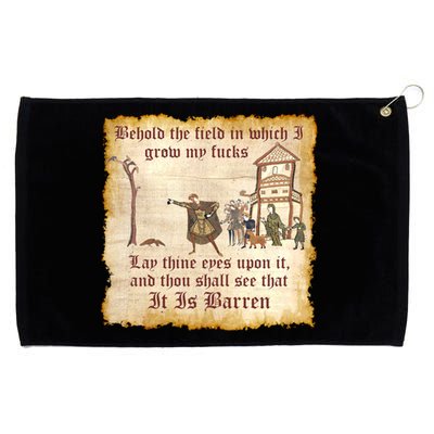 Behold The Field Medieval Dank Meme Grommeted Golf Towel