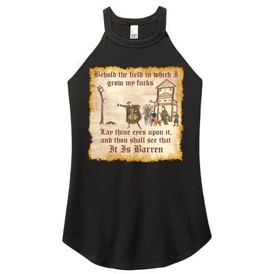 Behold The Field Medieval Dank Meme Women's Perfect Tri Rocker Tank