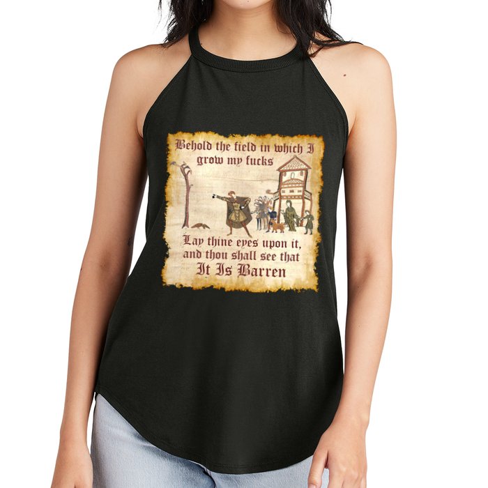 Behold The Field Medieval Dank Meme Women's Perfect Tri Rocker Tank