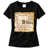Behold The Field Medieval Dank Meme Womens T-Shirt