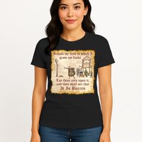 Behold The Field Medieval Dank Meme Womens T-Shirt