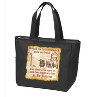 Behold The Field Medieval Dank Meme Zip Tote Bag