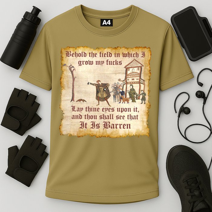 Behold The Field Medieval Dank Meme Performance Shirt
