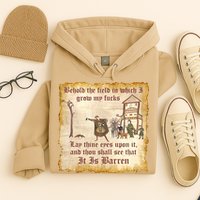 Behold The Field Medieval Dank Meme Hoodie