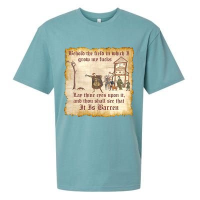 Behold The Field Medieval Dank Meme Sueded Cloud Jersey T-Shirt