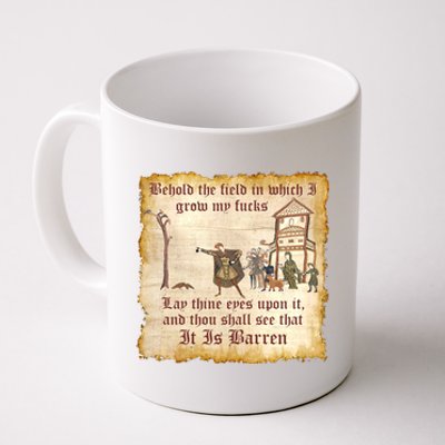 Behold The Field Medieval Dank Meme Coffee Mug