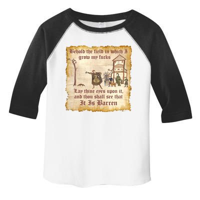 Behold The Field Medieval Dank Meme Toddler Fine Jersey T-Shirt