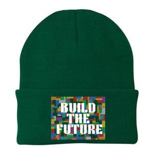 Build The Future School Motto School Theme Knit Cap Winter Beanie