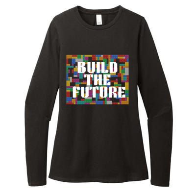 Build The Future School Motto School Theme Womens CVC Long Sleeve Shirt