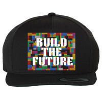 Build The Future School Motto School Theme Wool Snapback Cap