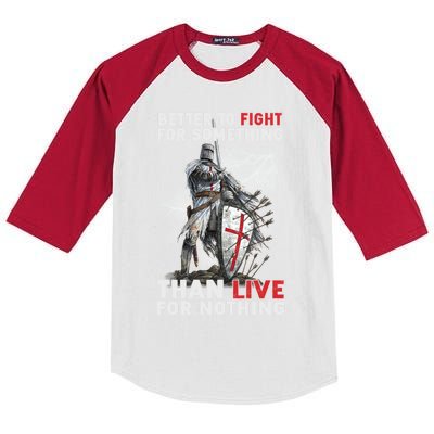 Better To Fight Knight Templar Christian Warrior Crusader Gift Kids Colorblock Raglan Jersey