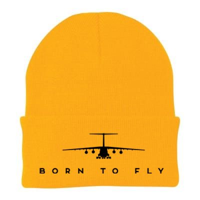 Born To Fly Great Gift Cgreat Gift17 Globemaster Pilot Gift Knit Cap Winter Beanie