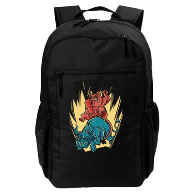 Buy The Fear Sell The Greed Stock Market Backpack