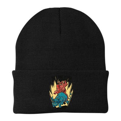 Buy The Fear Sell The Greed Stock Market Beanie