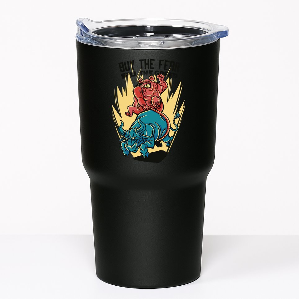 Buy The Fear Sell The Greed Stock Market Tumbler