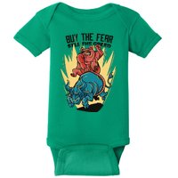 Buy The Fear Sell The Greed Stock Market Baby Bodysuit