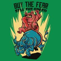 Buy The Fear Sell The Greed Stock Market Baby Bodysuit