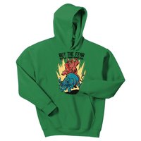 Buy The Fear Sell The Greed Stock Market Kids Hoodie