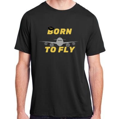 Born To Fly Pilot Adult ChromaSoft Performance T-Shirt