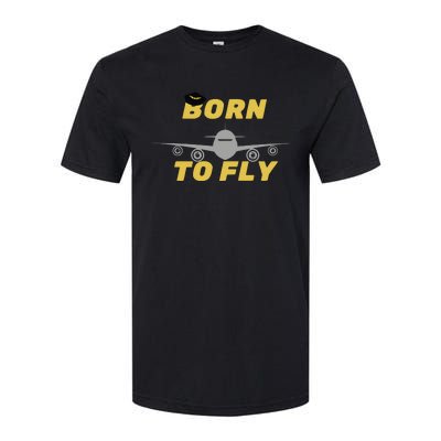 Born To Fly Pilot Softstyle CVC T-Shirt