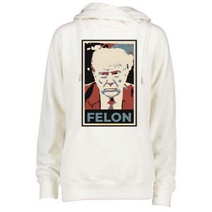 Billpascrell Trump Felon Womens Funnel Neck Pullover Hood