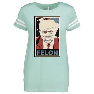 Billpascrell Trump Felon Enza Ladies Jersey Football T-Shirt