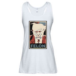 Billpascrell Trump Felon Ladies Essential Flowy Tank