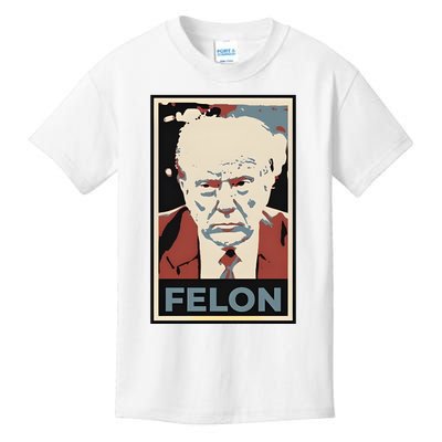 Billpascrell Trump Felon Kids T-Shirt