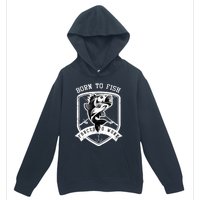 Born To Fish Forced To Work Fisher Man Urban Pullover Hoodie