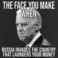 Biden The Face You Make When Russia Invades The Country 7 Panel Mesh Trucker Snapback Hat