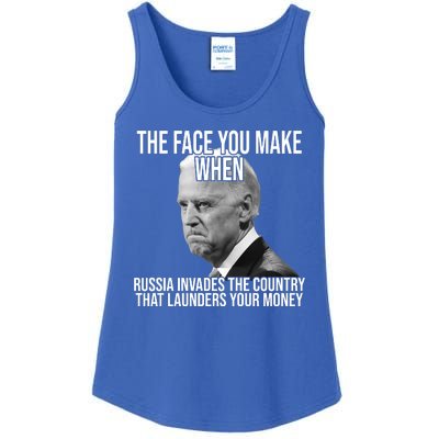 Biden The Face You Make When Russia Invades The Country Ladies Essential Tank