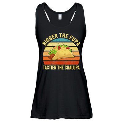 Bigger The Fupa Tastier The Chalupa Ladies Essential Flowy Tank
