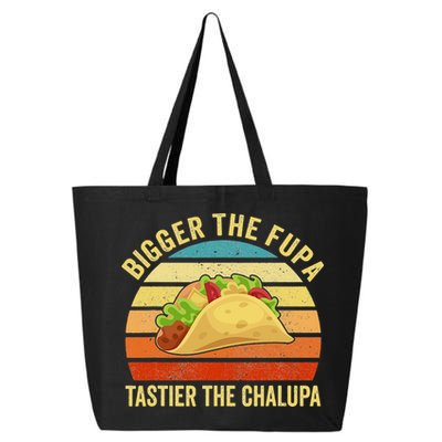 Bigger The Fupa Tastier The Chalupa 25L Jumbo Tote