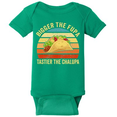 Bigger The Fupa Tastier The Chalupa Baby Bodysuit