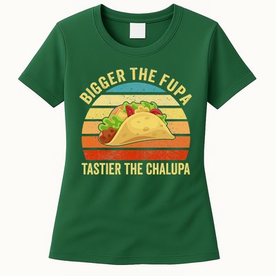 Bigger The Fupa Tastier The Chalupa Womens T-Shirt
