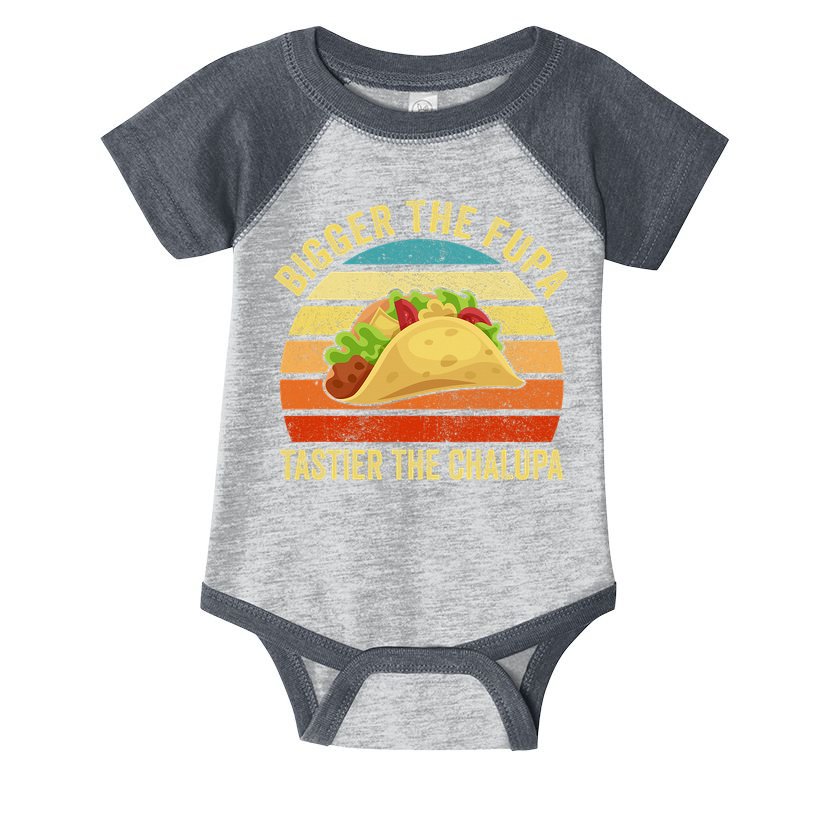 Bigger The Fupa Tastier The Chalupa Infant Baby Jersey Bodysuit